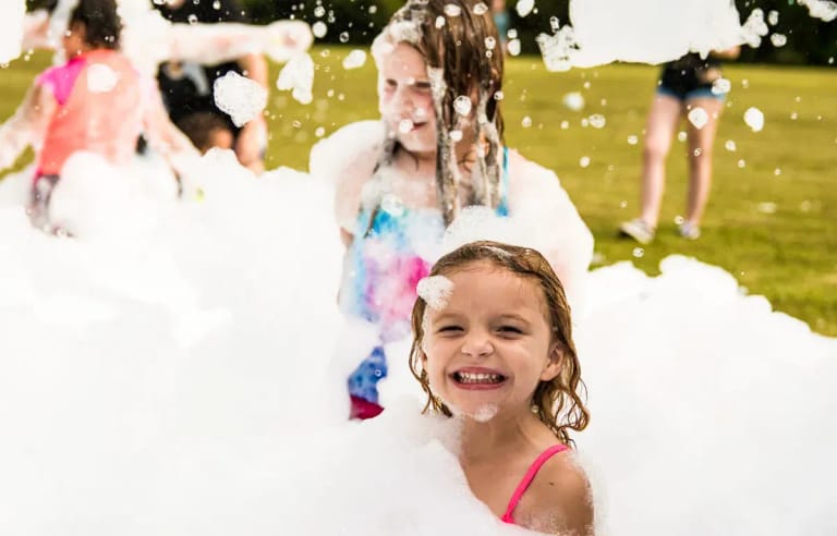 90-minute foam party with music and party vibes in Sacramento